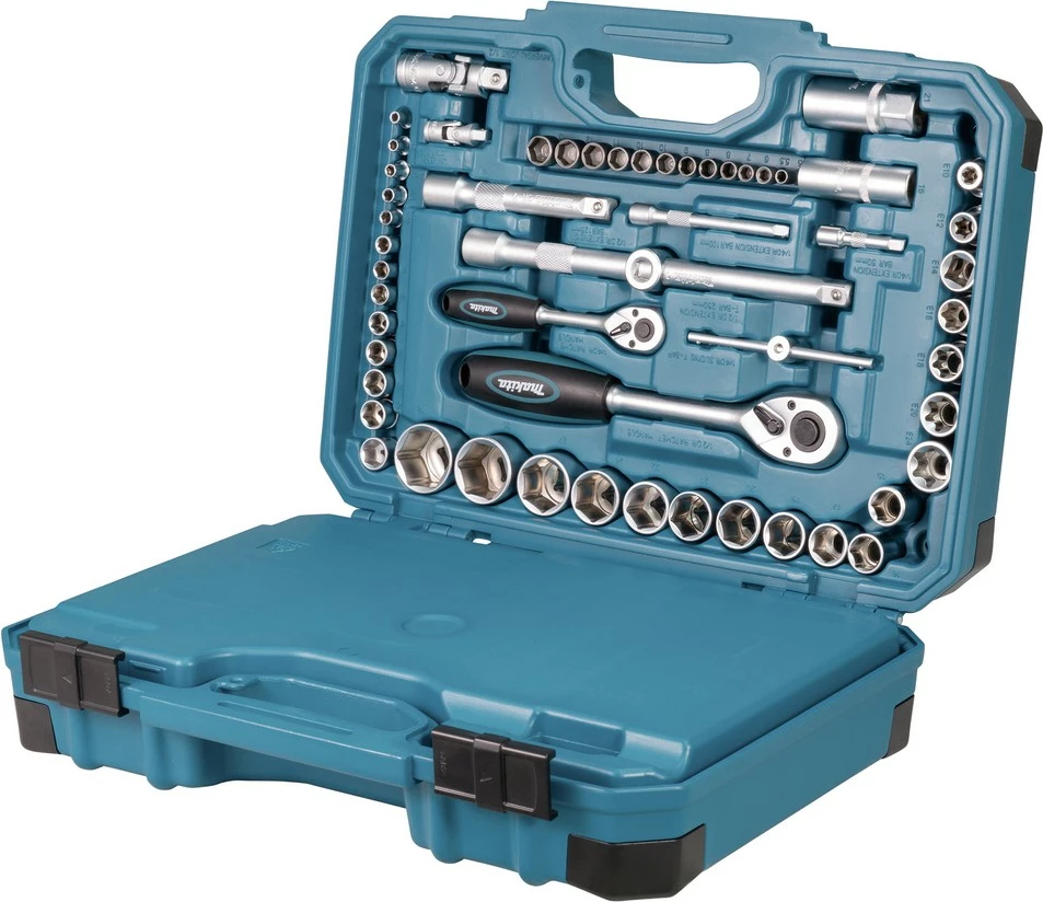 Set veglash Makita 231 copë, blu