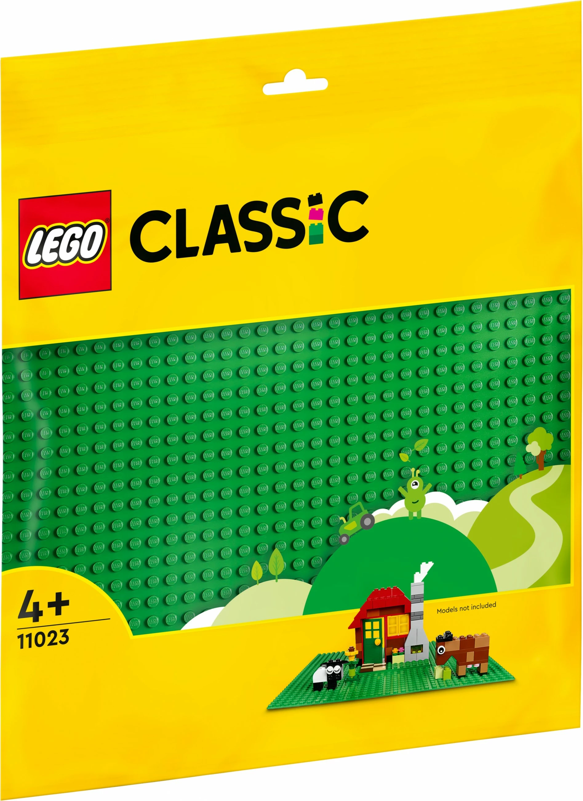 Set ndërtimi LEGO Classic Green Baseplate, 4 vjeç e lart, plastik, 1 copë, shumëngjyrësh