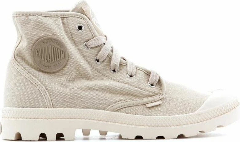 Këpucë Palladium Pampa Hi për meshkuj, ngjyrë krem