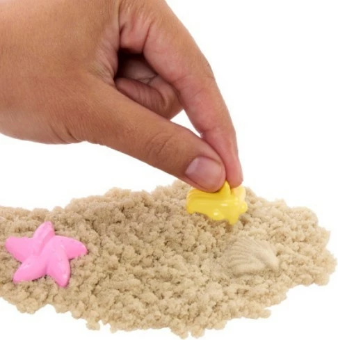 Kukull Disney Princess Vaiana me aksesorë dhe rërë modeluese, Mattel JFT12, set