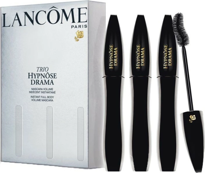 Set trio maskarë për qerpikë Lancôme Hypnose Drama 01, e zezë