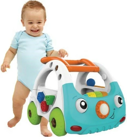 Lodër walker 3-në-1 B-kids Sensory, për fëmijë të vegjël, Multicolour