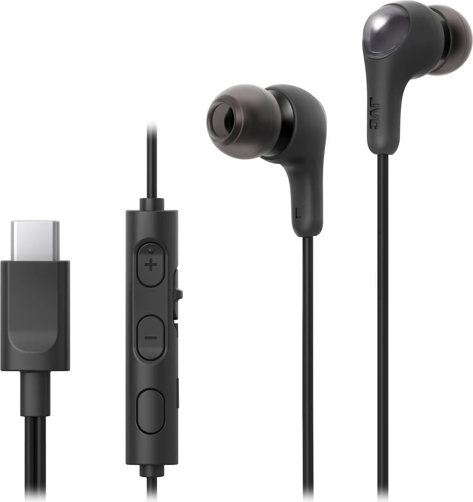 Kufje JVC HA-FR9UCBU in-ear me mikrofon, USB Type-C, e zezë