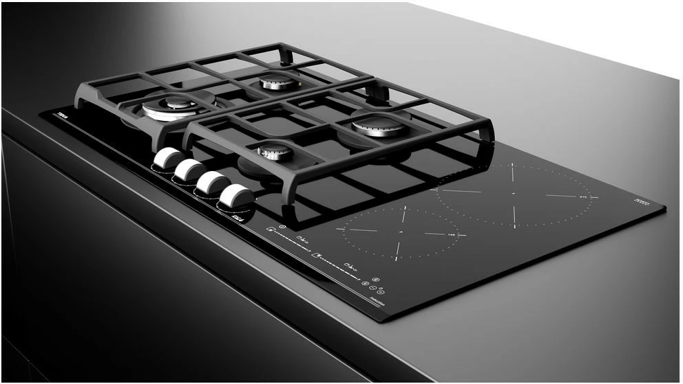 Pllakë gatimi TEKA JZC 96342 BBC BK, 90 cm, 4 gaz + 2 induksion, e zezë