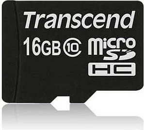 Kartelë memorie Transcend microSDHC 16GB, Class 10, e zezë