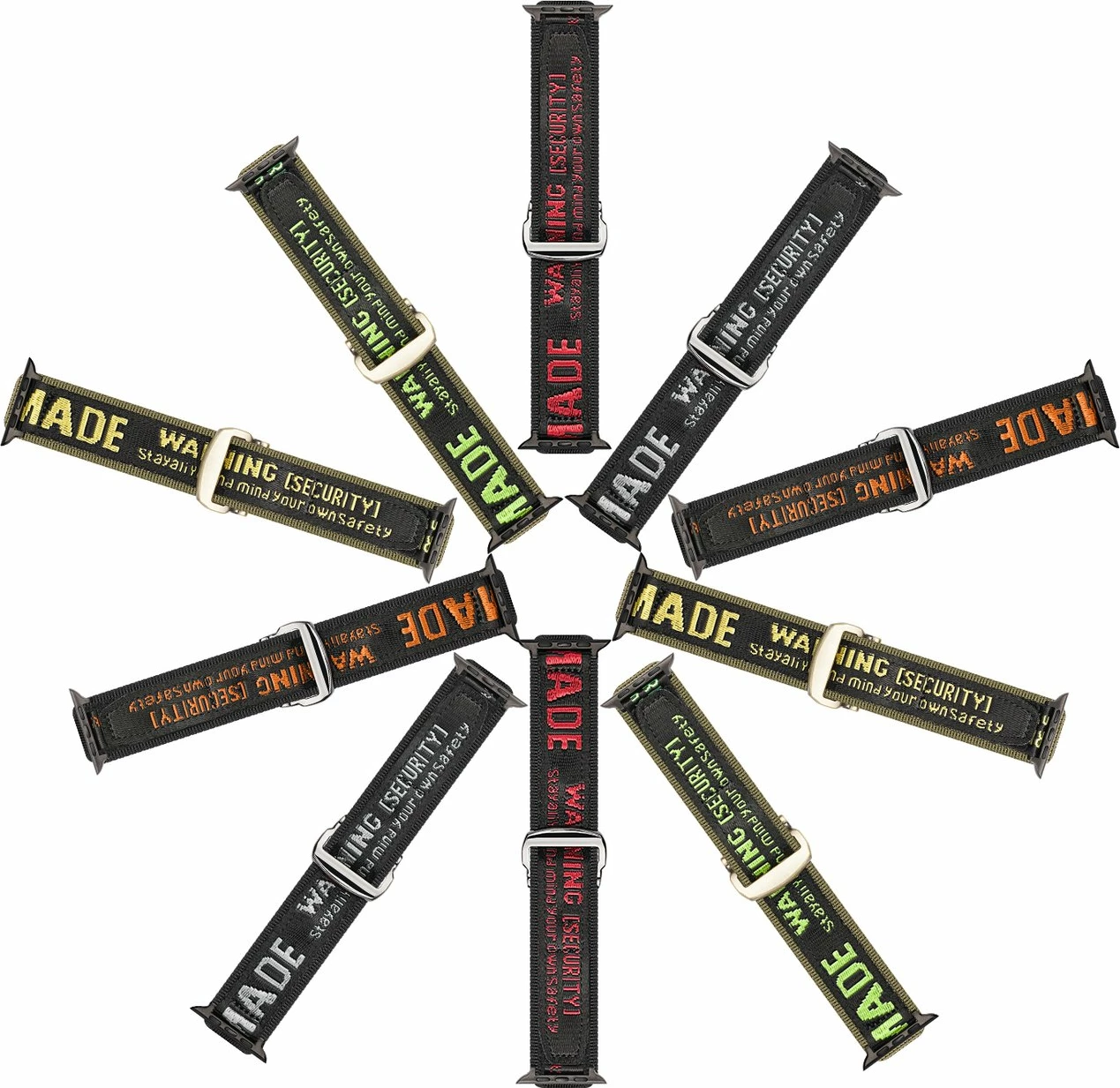 Rrip najloni për Apple Watch Dux Ducis Outdoor, 42/44/45/49mm, zi-portokalli