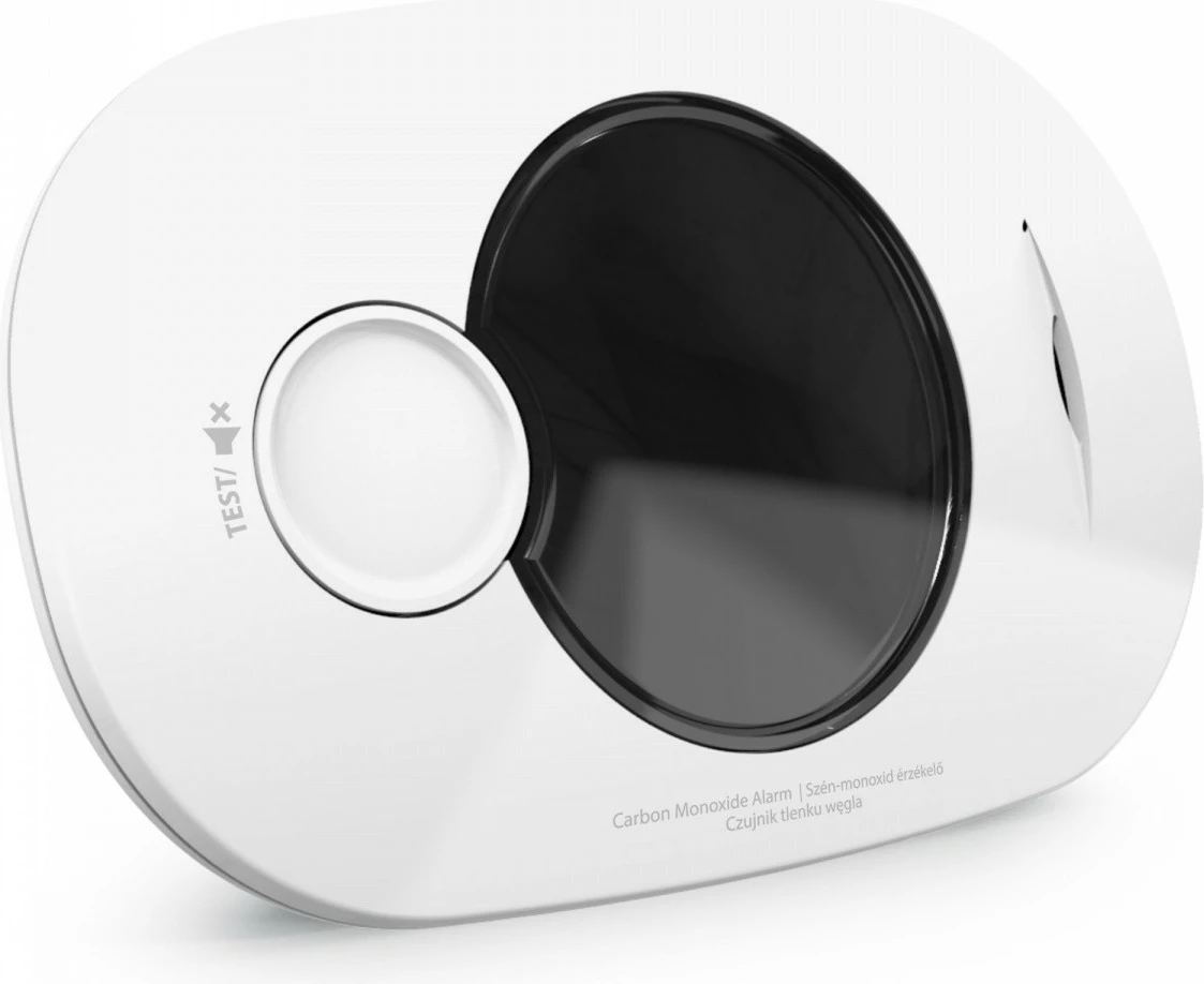Sensor monoksidi FireAngel FA3322-INT me ekran dhe bateri të integrume, Bardhë