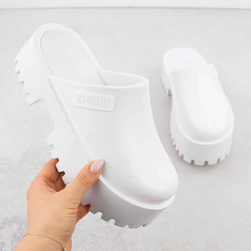 Këpucë për femra Big Star, të bardha