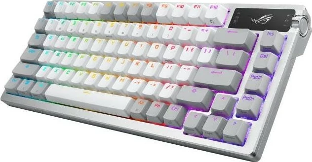 Tastierë Asus ROG Azoth, RGB, e bardhë