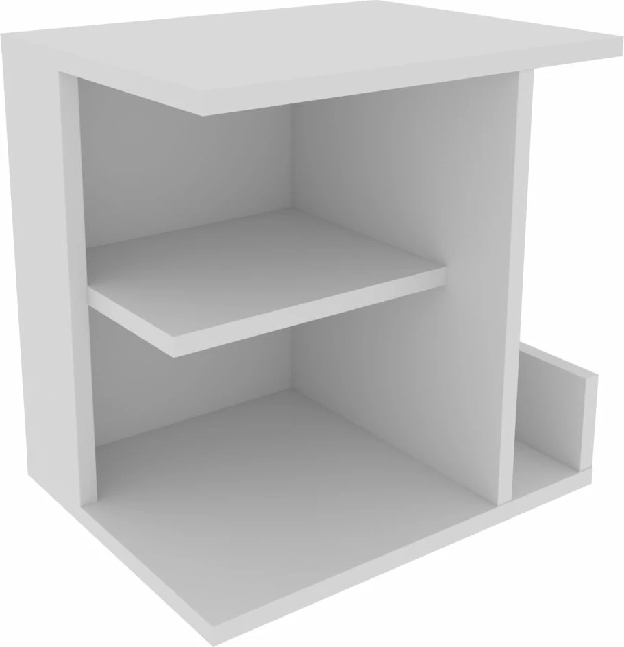 Komodinë Skye Decor, e bardhë, Karamira