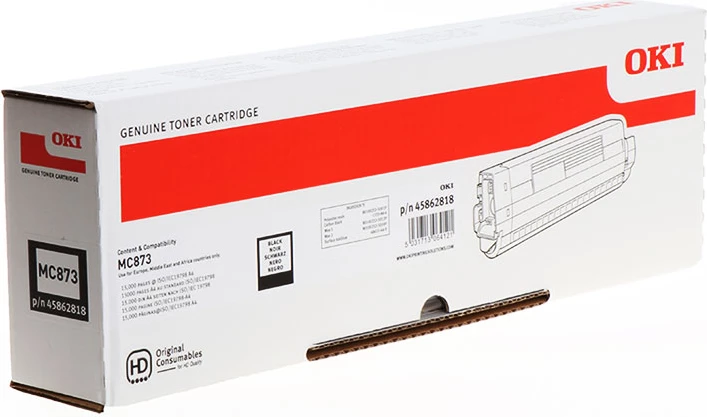 Toner OKI 45862818 15000 faqe për MC873, i zi