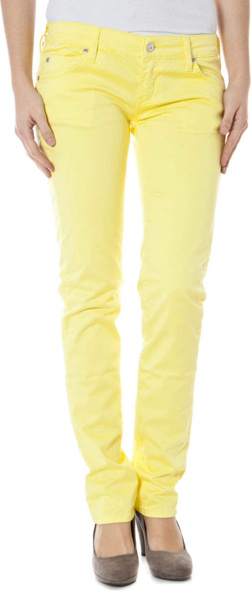 Pantallona ZUELEMENTS femra, të verdha