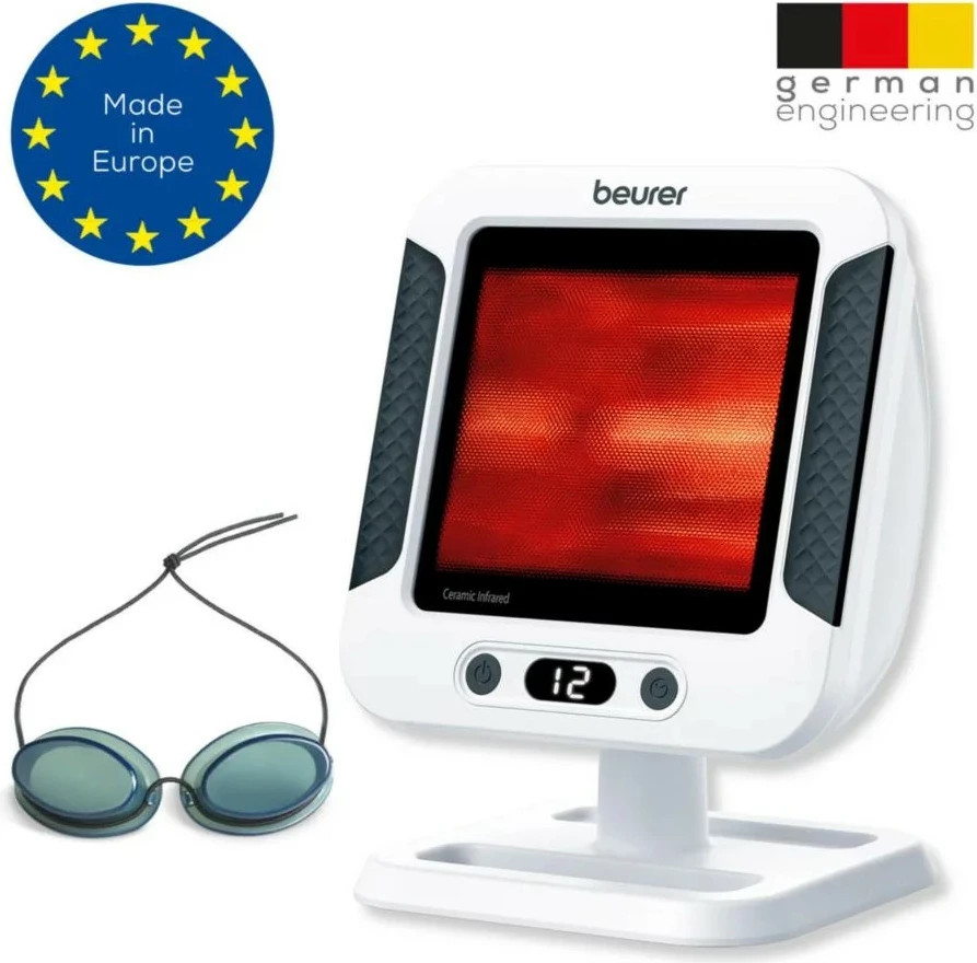 Llampë infrakuqe, Beurer, IL60, 300 W, timer, filtër qelqi qeramik, e bardhë