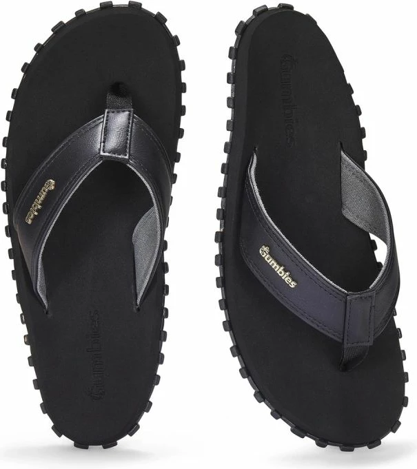 Flip-flops Gumbies, për meshkuj dhe fëmijë, të zeza