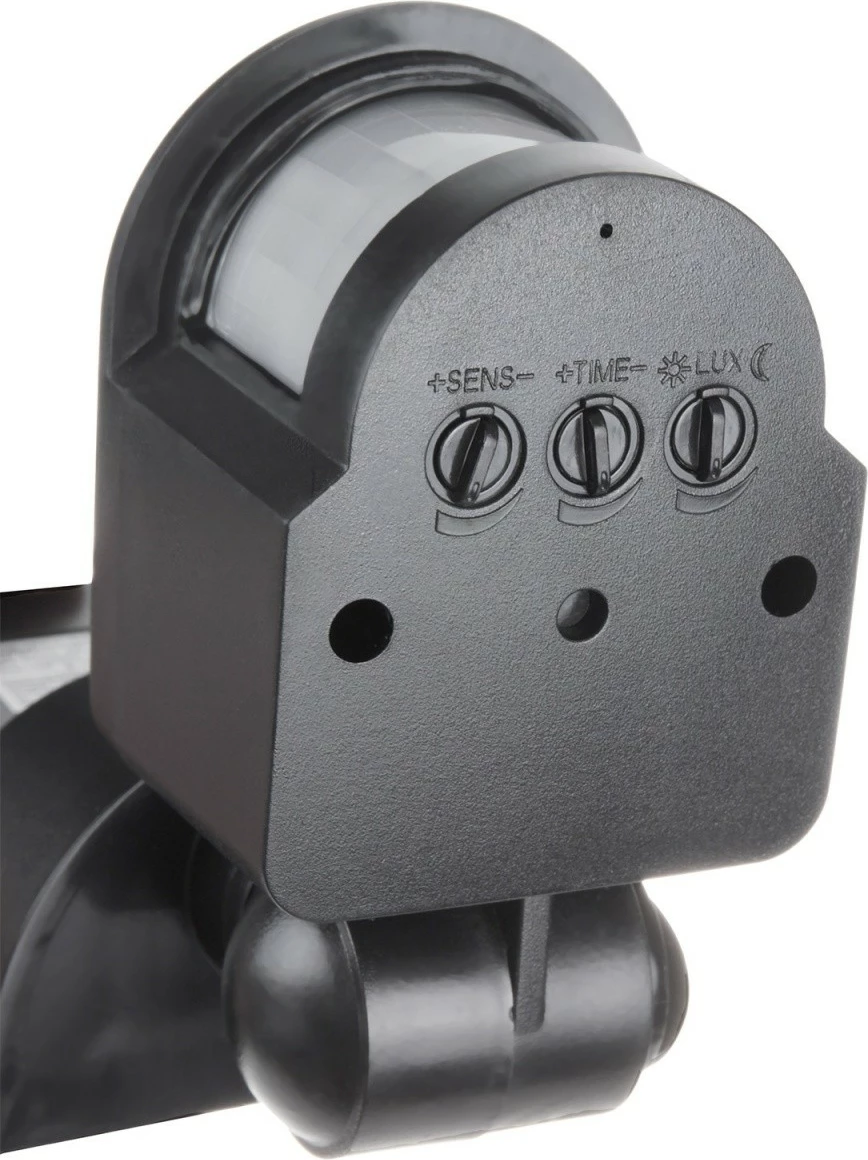 Sensor lëvizjes dhe muzgut, Maclean MCE25GR, 180°, 5-12 m, IP44, e zezë