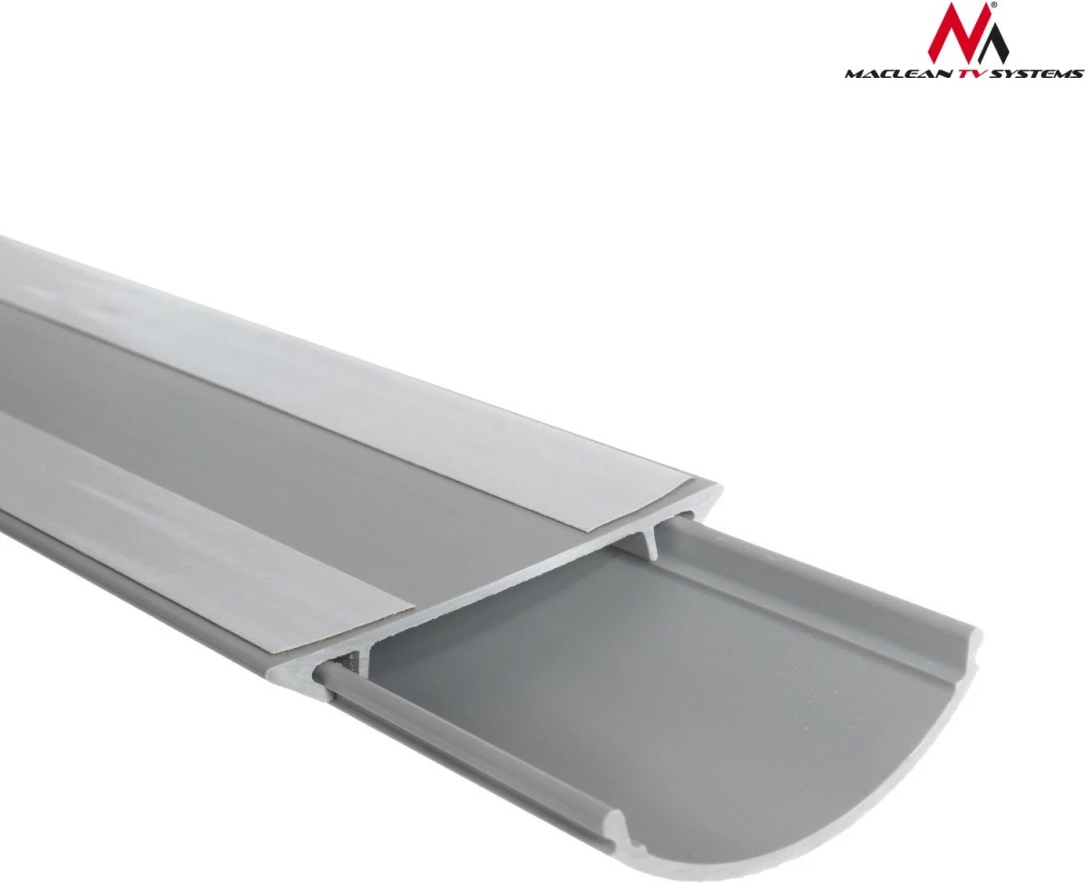 Organizues kabllosh Maclean MCTV-674, shirit mbulues për dysheme, Gri