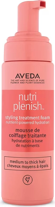 Shkumë për stilim flokësh Aveda Nutriplenish Styling Treatment Foam për femra, 200ml