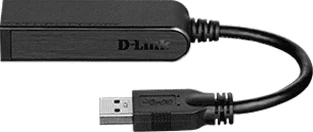 Adapter Ethernet, D-Link DUB-1312, USB-A në RJ-45, ngjyrë e zezë