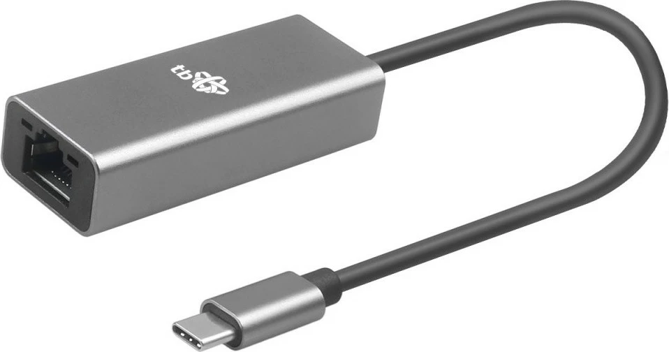 Adapter USB C në RJ45 TB AKTBXKAUCMRJ45G, Gri