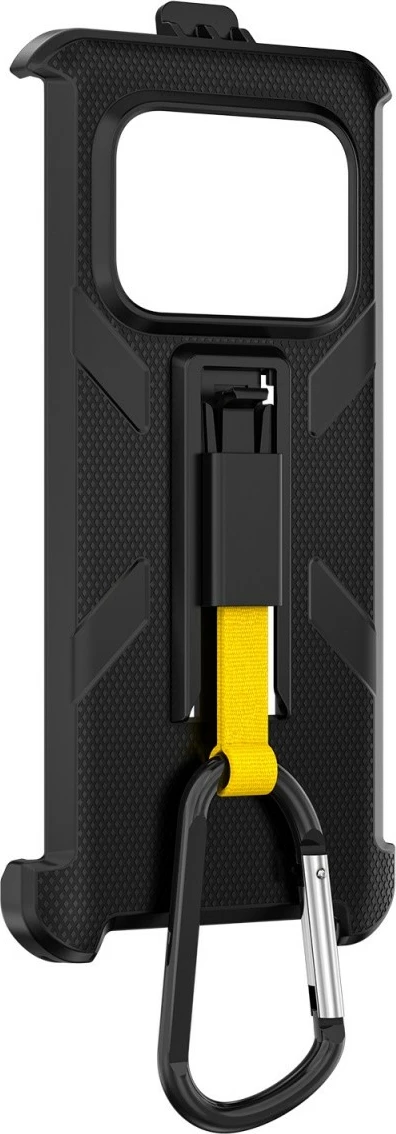 Mbështjellës Ulefone Armor 25 Series UF-C-A25TP, me klips rrotullues dhe karabinë, i zi