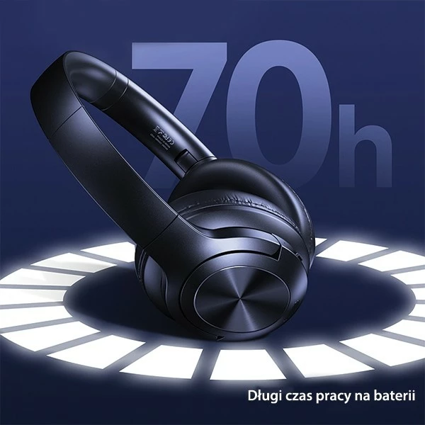 Kufje USAMS US-YH, Bluetooth 5.3, Over-Ear, të zeza