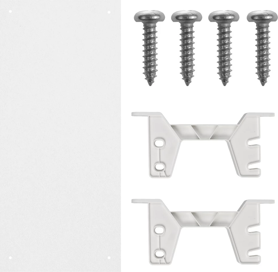 Organizues kabllosh Maclean MC-106 W, nën tavolinë, i bardhë