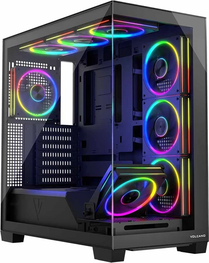 Kasë MODECOM Volcano Stellar ARGB MIDI, e zezë