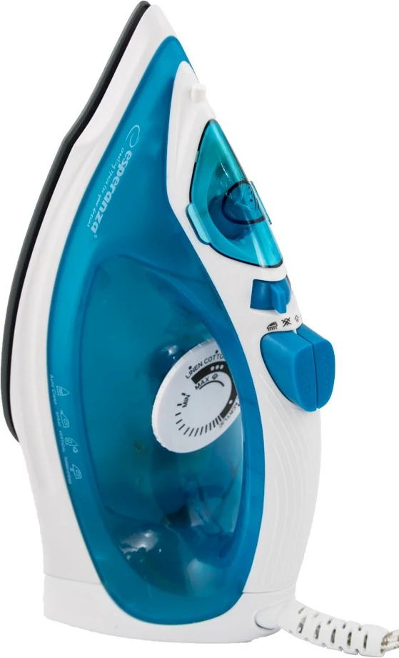 Hekur me avull Esperanza SLIDER EHI002, 2200W, pllakë qeramike, kaltër/bardhë