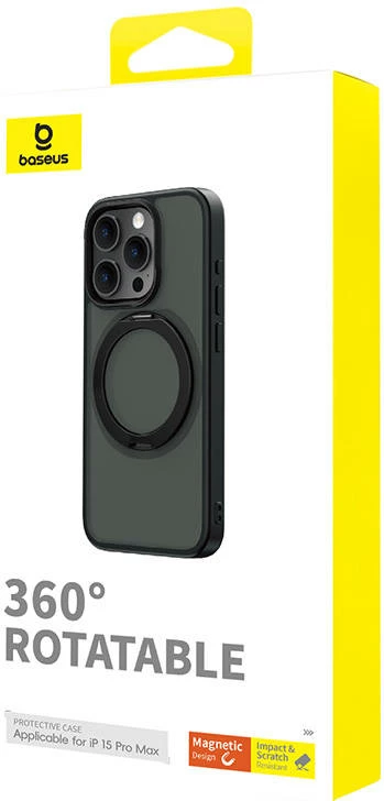 Mbështjellës magnetik për celular Baseus CyberLoop Series, për iPhone 15 Pro Max, i zi