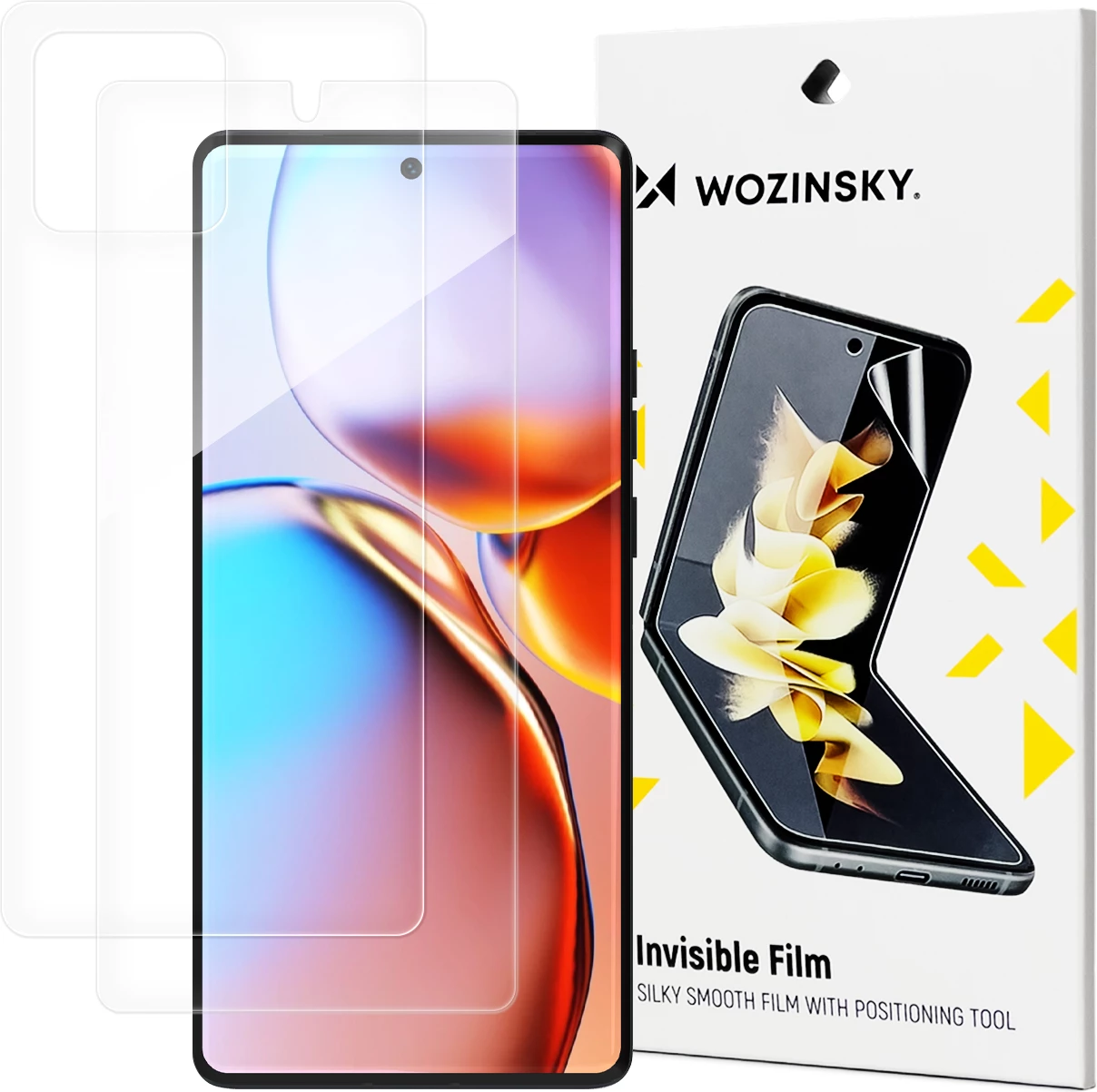 Film mbrojtës për ekran Wozinsky Invisible Film për Motorola Edge 40 Pro, Transparent