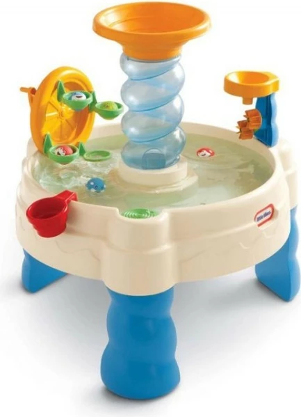 Tavolinë loje me ujë Little Tikes Water Table Sandbox Spiral Fountain, shumëngjyrëshe