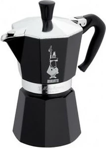 Moka pot Bialetti 4951, 1 kupë, alumini, e zezë