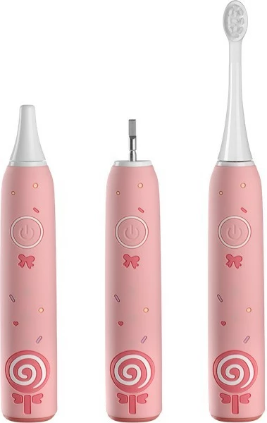 Furçë dhëmbësh elektrike Concept KIDO SMILE ZK6010 për fëmijë, 5-9 vjeç, Rozë, set me 4 koka