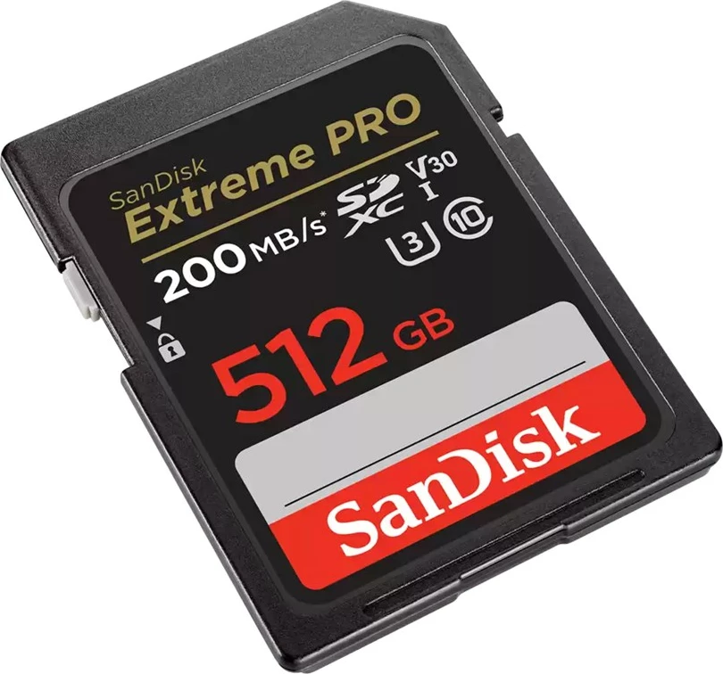 Kartë Kujtese SanDisk Extreme PRO 512 GB SDXC Class 10, e Zezë