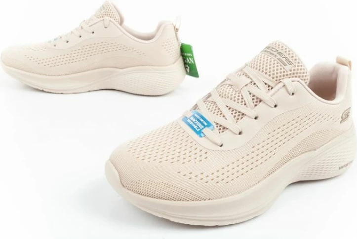 Atlete për femra Skechers, bezhë