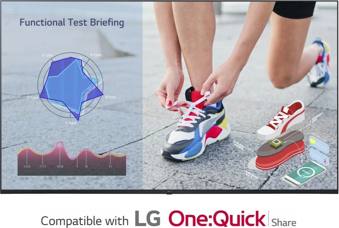 Ekran digjital LG 55UL3J-E, 55 inç, 4K Ultra HD, webOS, Blu