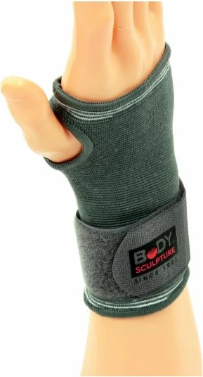 Mansetë për dorë Body Sculpture për meshkuj dhe femra, ngjyrë gri/argjendi