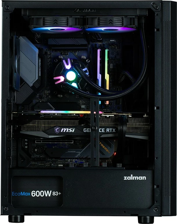 Kasë Zalman I4, Midi Tower, ATX/Micro ATX/Mini ITX, 6 ventilatorë, e zezë