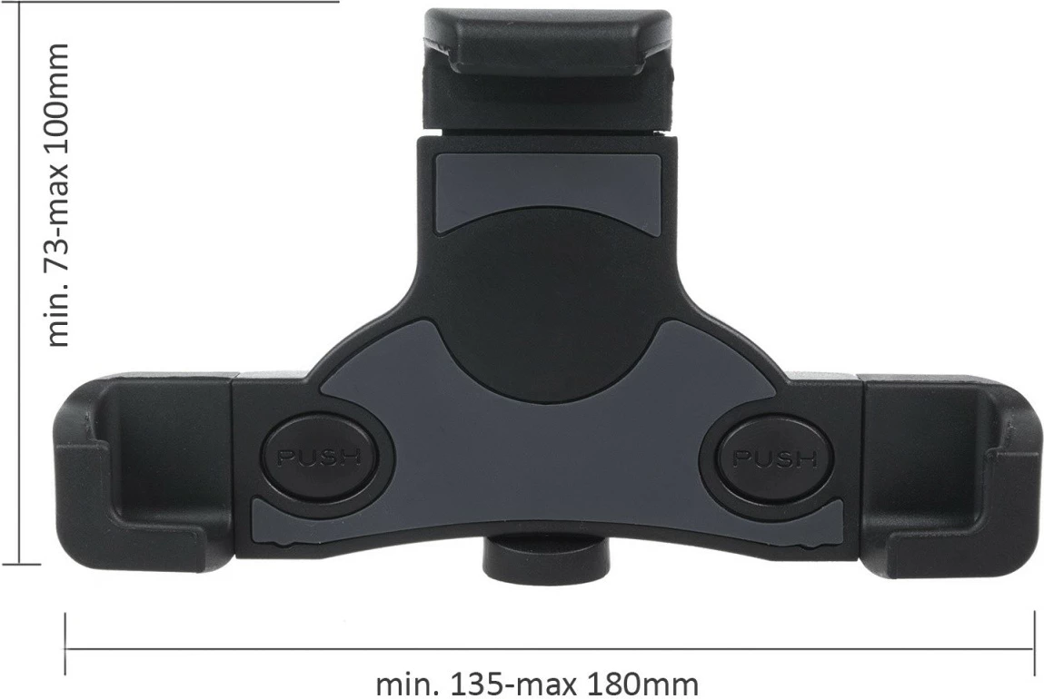 Opaskë sportive për kokë Maclean MC-448, për telefon, kamera, GoPro, e zezë, set