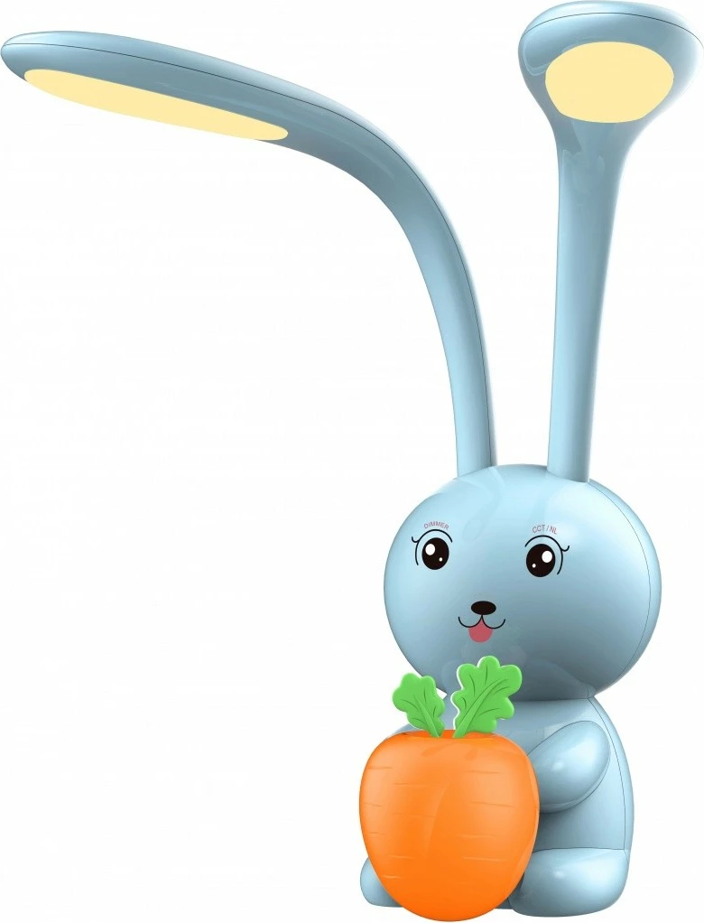 Llambë tavoline LED Maxcom ML4910 Charlie, me dritë nate, Blu