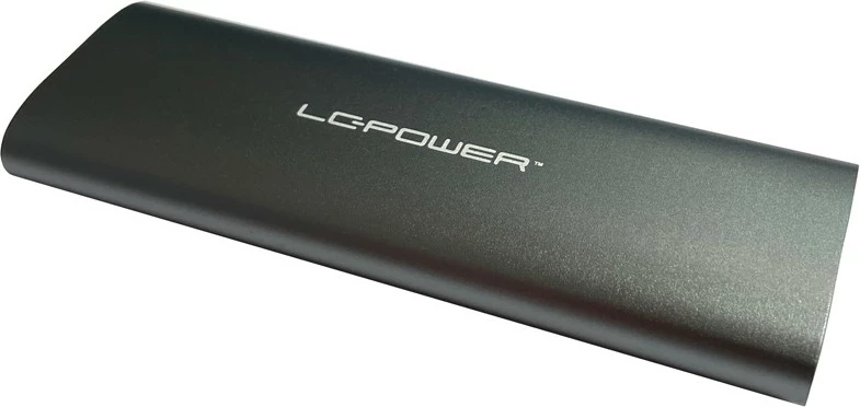Kasë LC-Power LC-M2-C-MULTI-2 për SSD M.2, PCI Express/SATA, USB 3.2, anthracite