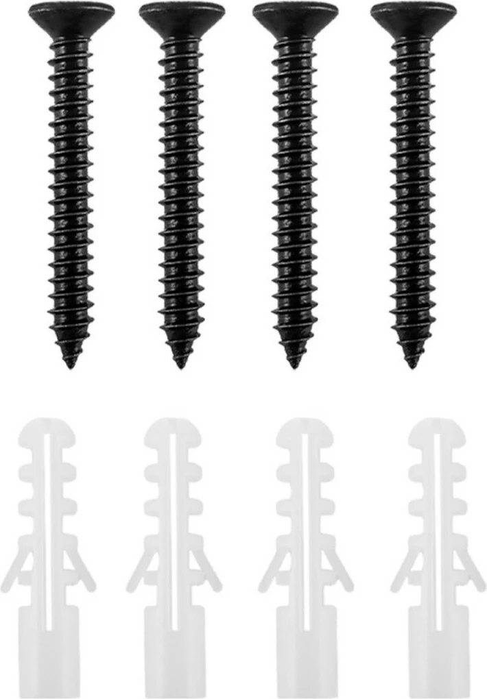 Mbajtëse muri për goma/rrota Maclean MC-488, set 2 copë, Çelik, e zezë