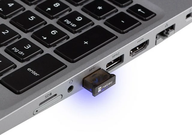 Nano Bluetooth USB Receiver Natec Fly V5.0 Class II, NBD-2003, i zi