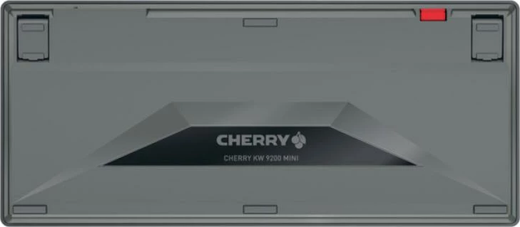 Tastierë Cherry KW 9200 MINI (JK-9250FR-2) pa tela 2.4 GHz + Bluetooth 5.0, lidhje me kabllo, e rikarikueshme, kompakte 320x175x25 mm, e zezë