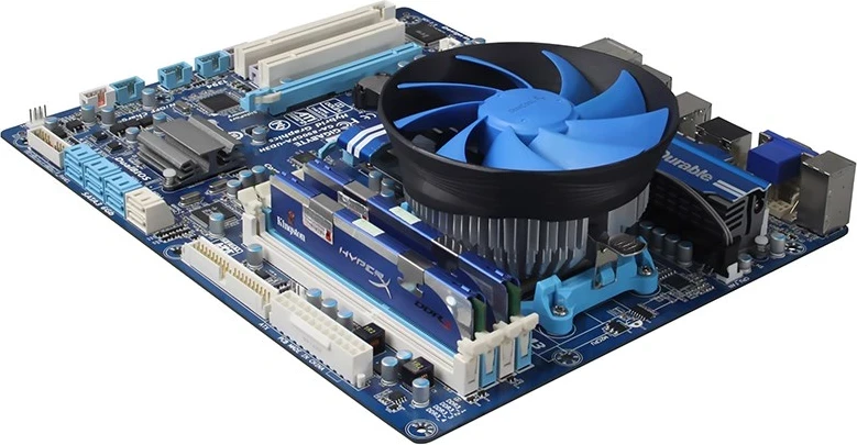 Ftohës Procesori DeepCool Gamma Archer, 12 cm, Aluminium, Zi dhe Blu