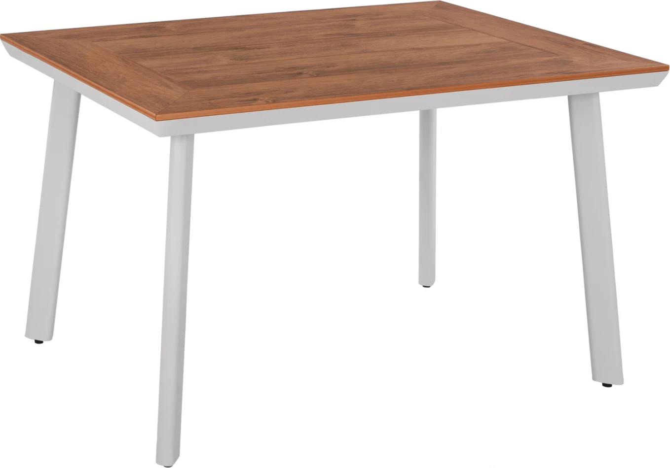 Tavolinë alumini me sipërfaqe tavoline polywood, FH5562.01, e bardhë, 120x80x72 cm