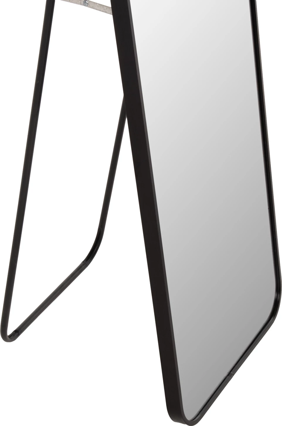 Pasqyrë dyshemeje BOELY FH9577.01 kornizë alumini ngjyrë e zezë 40x35x160H cm