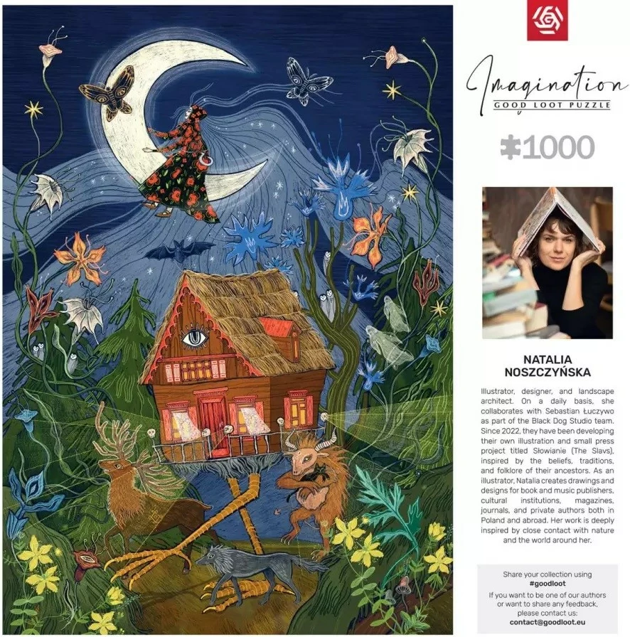 Puzzle Good Loot Imagination 1000 pjesë, Natalia Noszczyńska, shumëngjyrësh