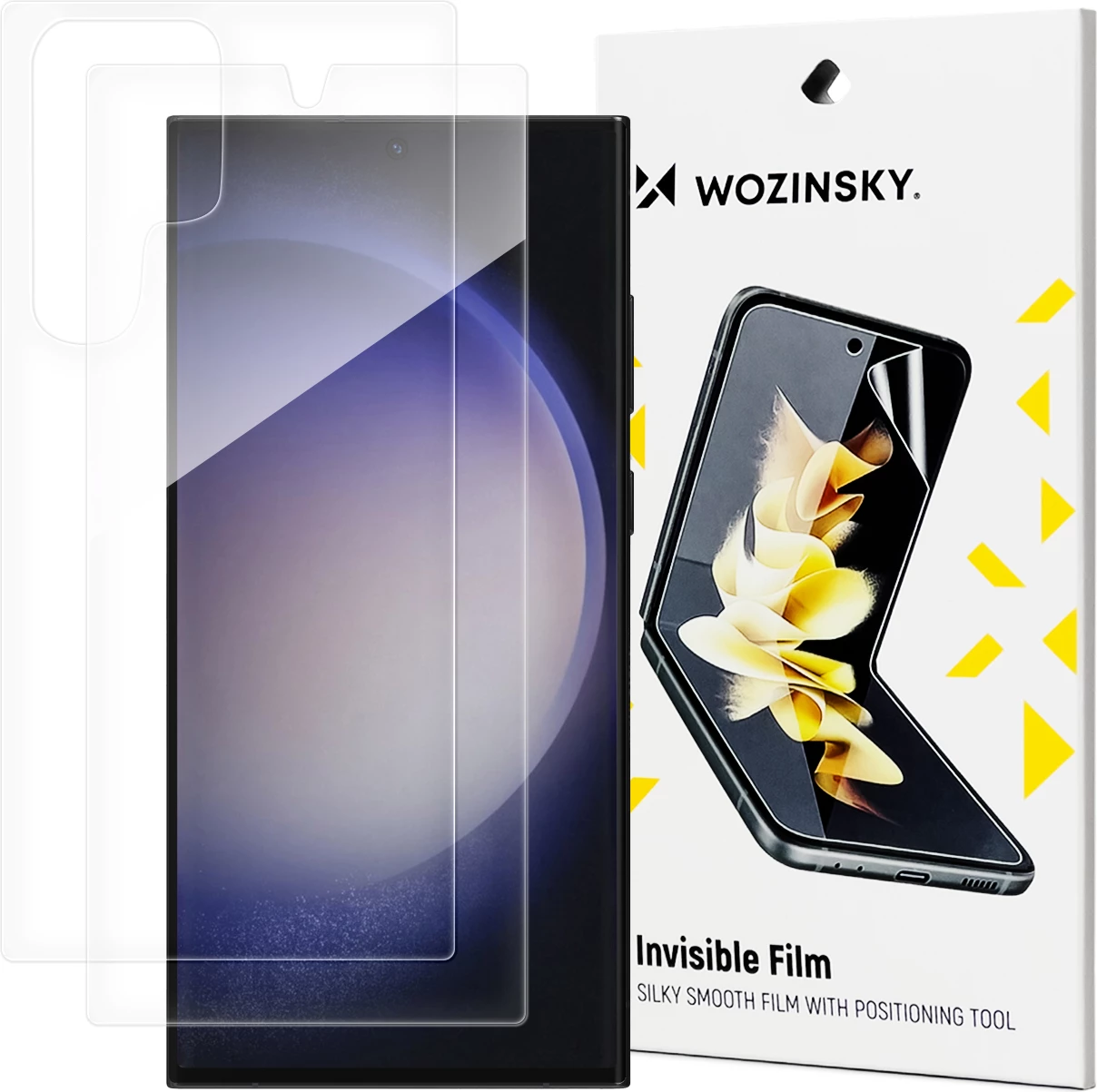 Film mbrojtës Wozinsky Invisible për Samsung Galaxy S23 Ultra, transparent