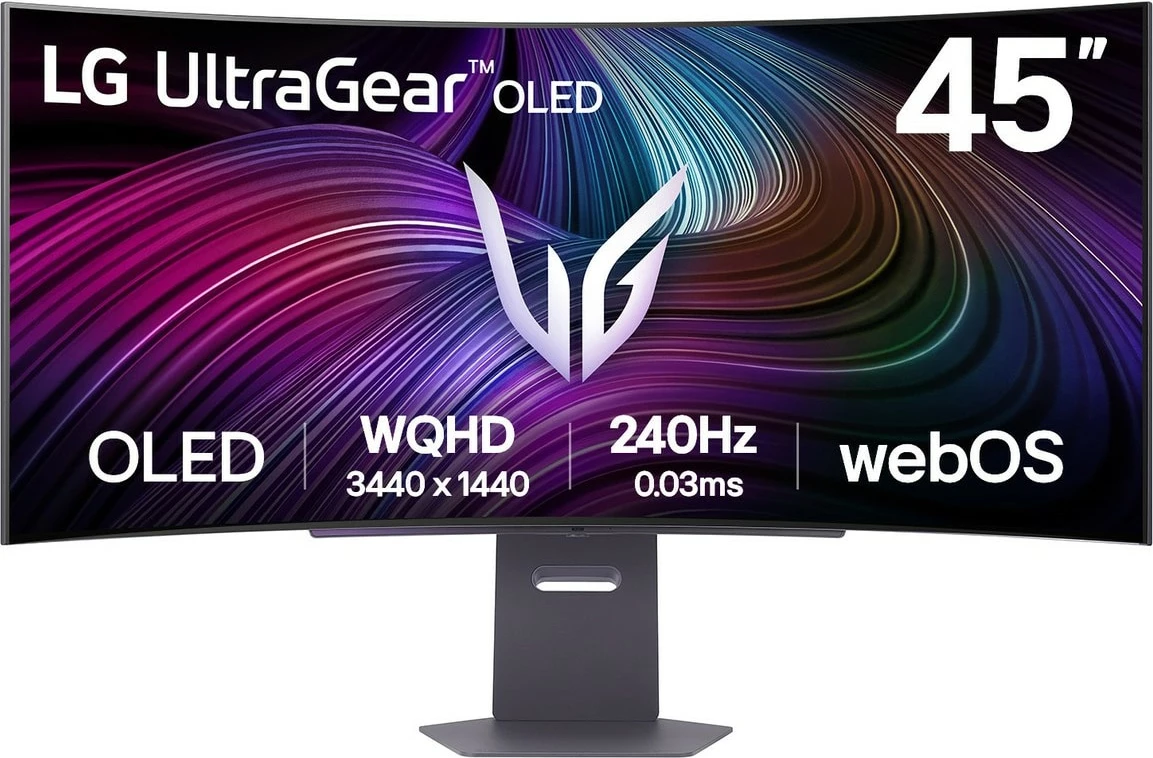 Monitor LG UltraGear 45GX90SA-B 45", OLED, WQHD, 240Hz, webOS
